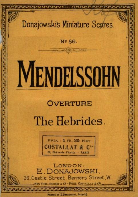 Die Hebriden, Op.26