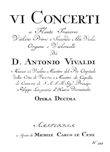 Flute Concerto in F major, RV 433