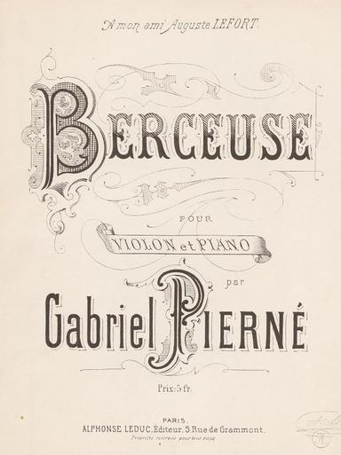 Berceuse, Op.8