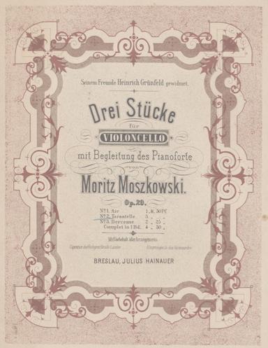 3 Stücke, Op.29