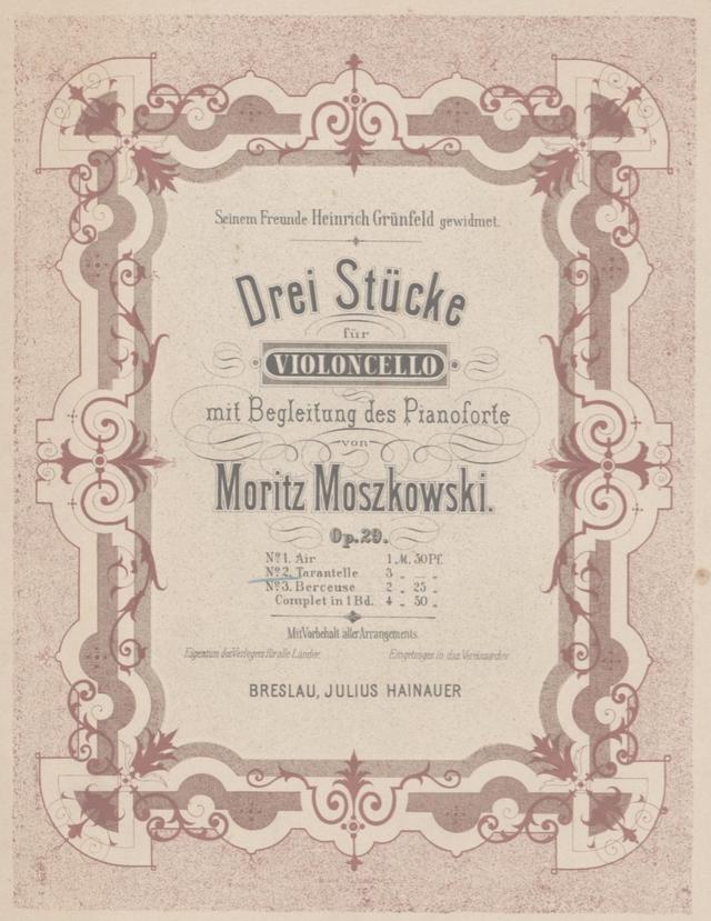 3 Stücke, Op.29
