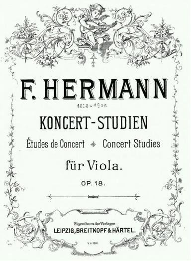Concert Studies for Viola, Op.18
