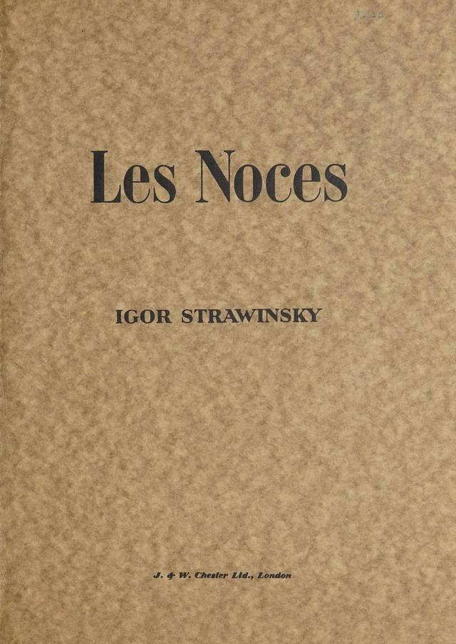 Les noces, K040