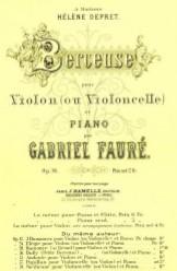 Berceuse, Op.16