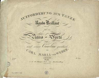 Aufforderung zum Tanze, Op.65