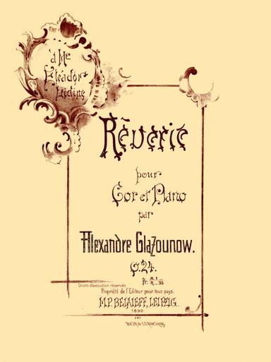 Rêverie, Op.24