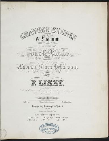 Grandes études de Paganini, S.141