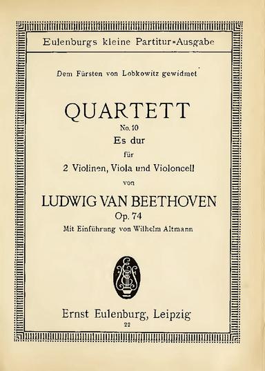 String Quartet No.10, Op.74