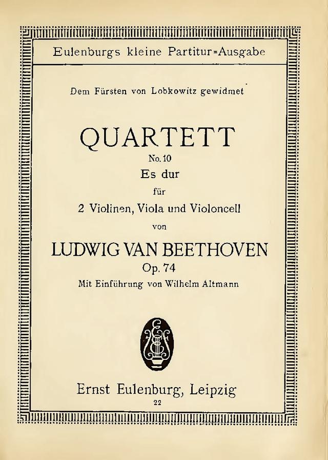 String Quartet No.10, Op.74