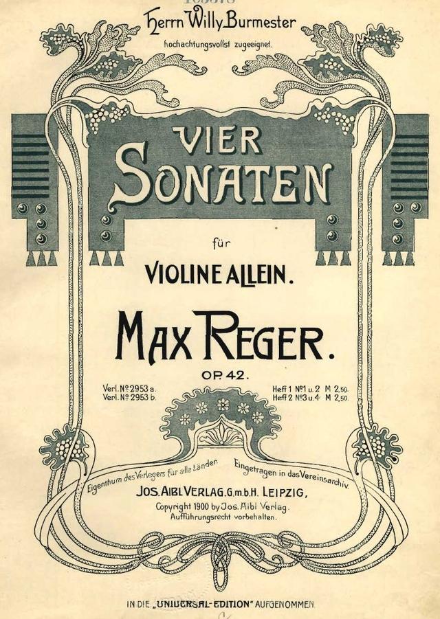 4 Sonatas for Solo Violin, Op.42