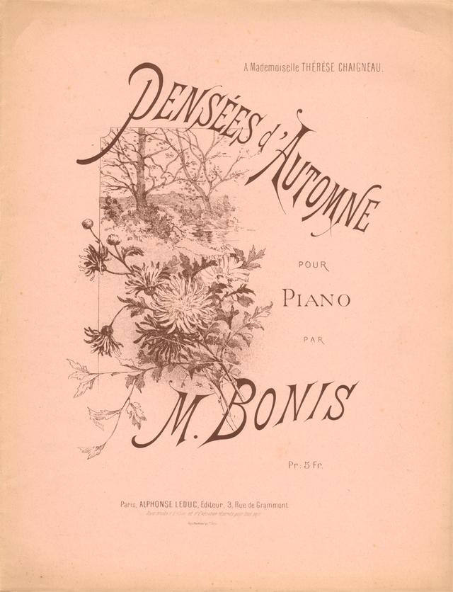 Pensées d'automne, Op.19
