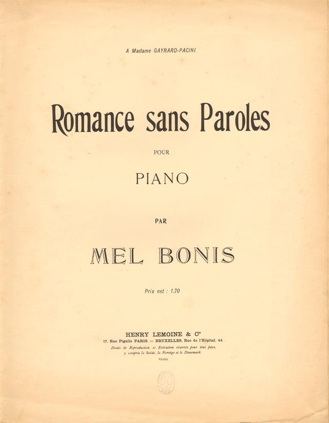 Romance sans paroles, Op.56
