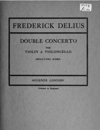 Concerto for Violin, Cello and Orchestra, RT VII/5