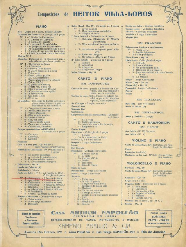 A prole do bebê No.1, W140