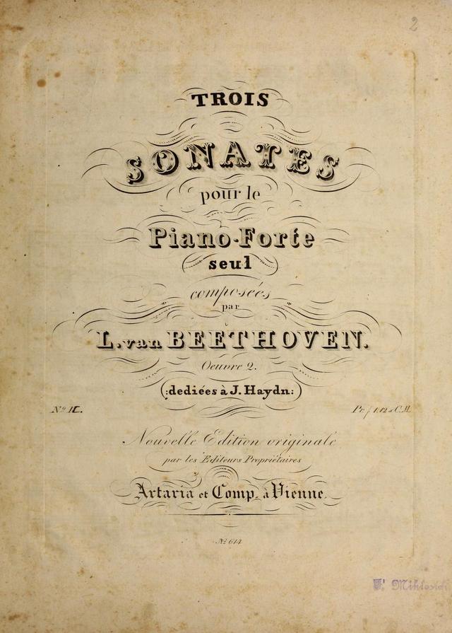 Piano Sonata No.2, Op.2 No.2