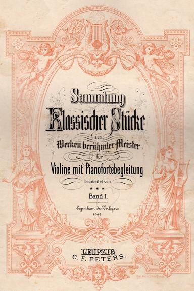 Sammlung klassischer Stücke aus Werken berühmter Meister