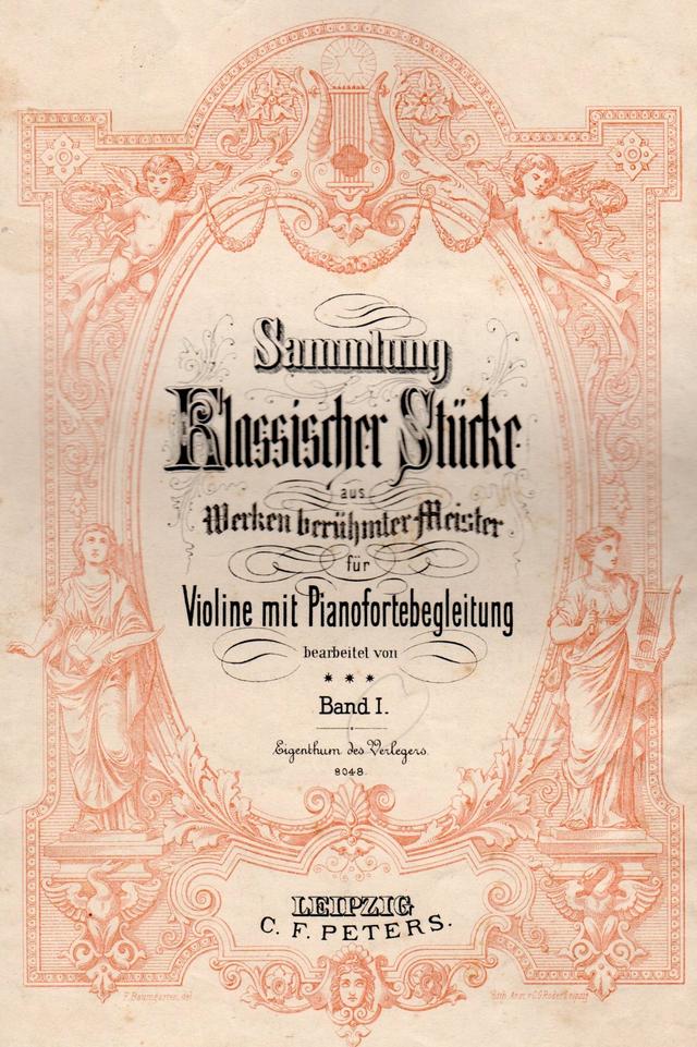 Sammlung klassischer Stücke aus Werken berühmter Meister