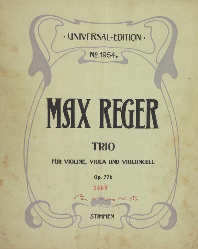 String Trio No.1, Op.77b