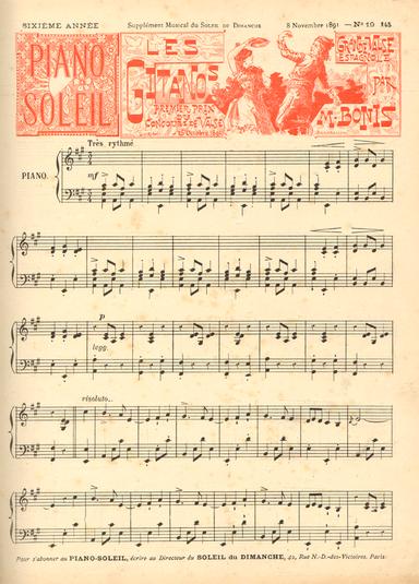Les Gitanos, Op.15