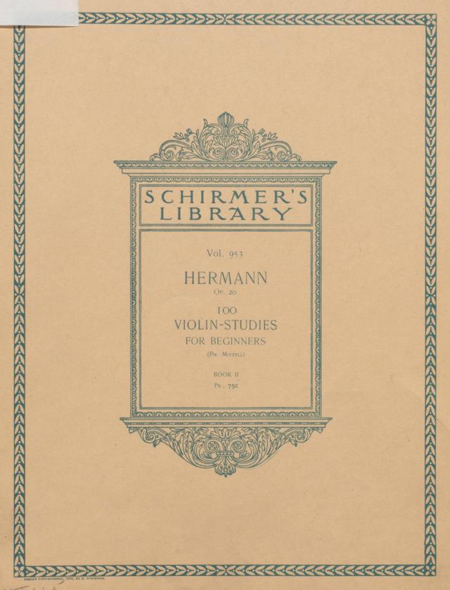100 Violin Studies, Op.20