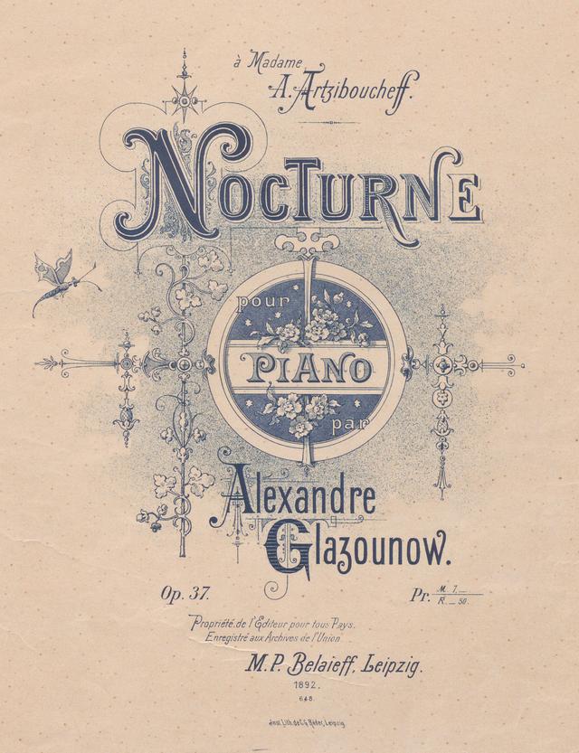 Nocturne pour Piano, Op.37