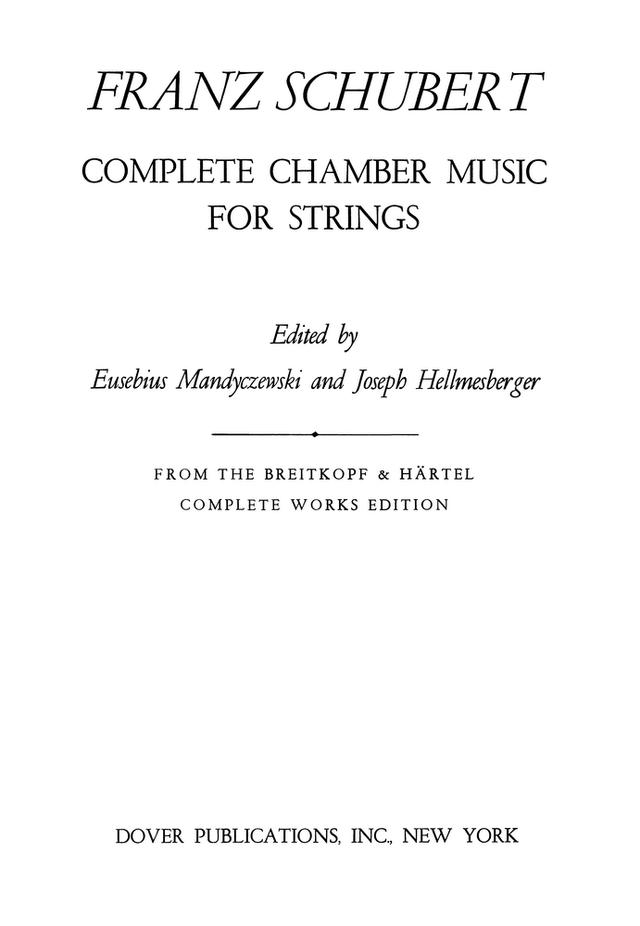 String Trio in B-flat major, D.471