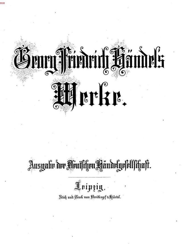 Georg Friedrich Händels Werke