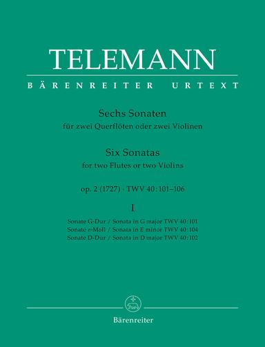 6 Sonatas, TWV 40:101-106