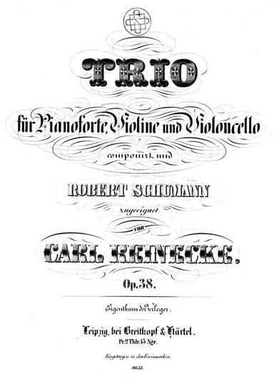 Piano Trio No.1, Op.38