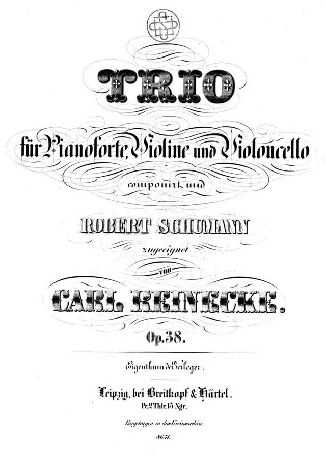 Piano Trio No.1, Op.38