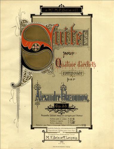 Suite for String Quartet, Op.35